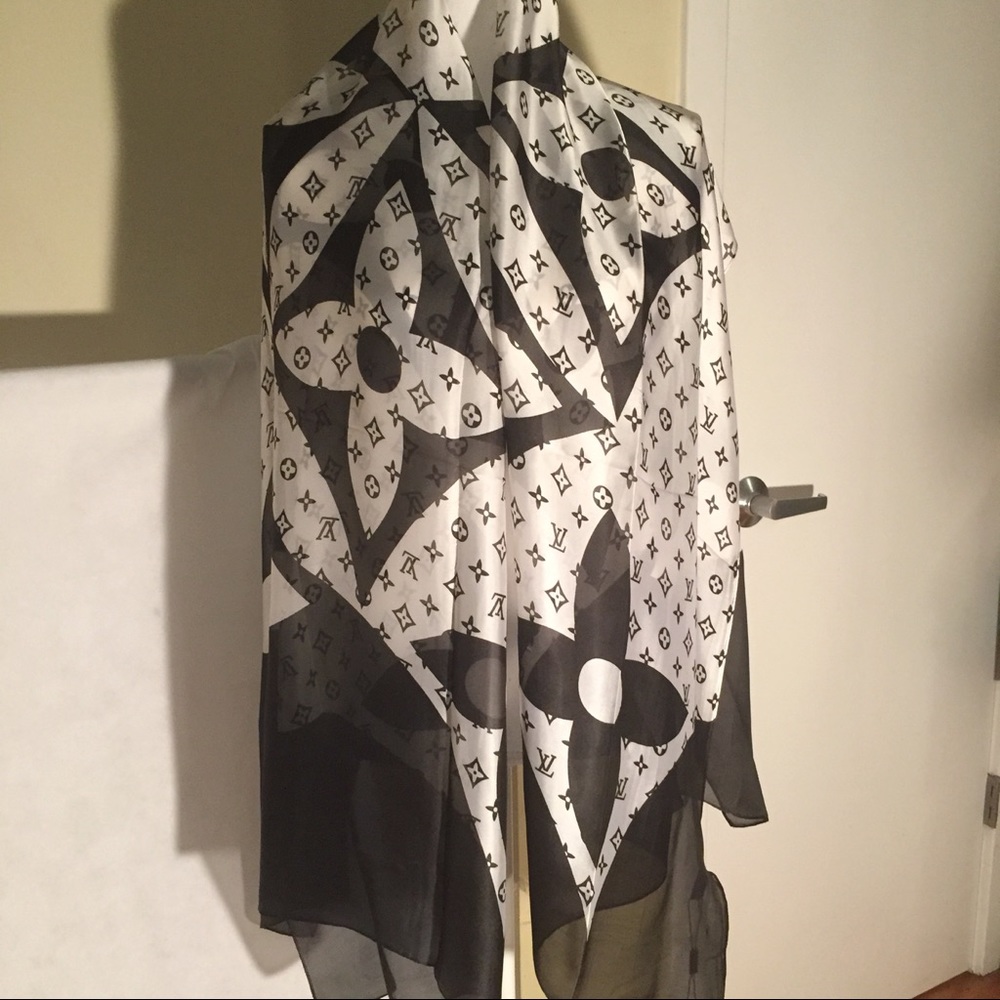 LV Monogram Silk Scarf